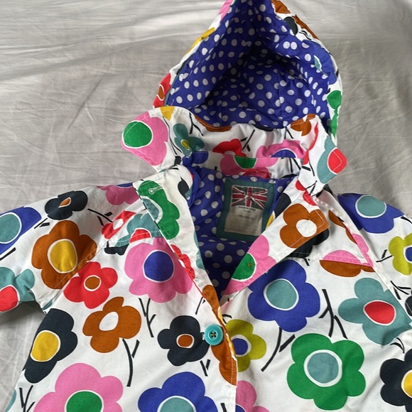 Mini Boden Beautiful Colorful Floral Coat 11-12yr - Picture 5 of 7